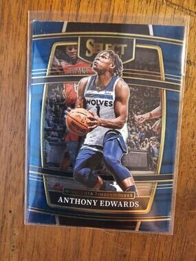 Anthony Edwards 2021-22 Panini Select Concourse #49 - Minnesota Timberwolves